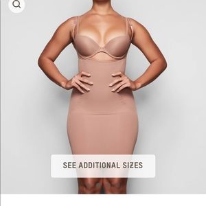 Skims open bust slip dress